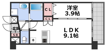 10階の間取り図