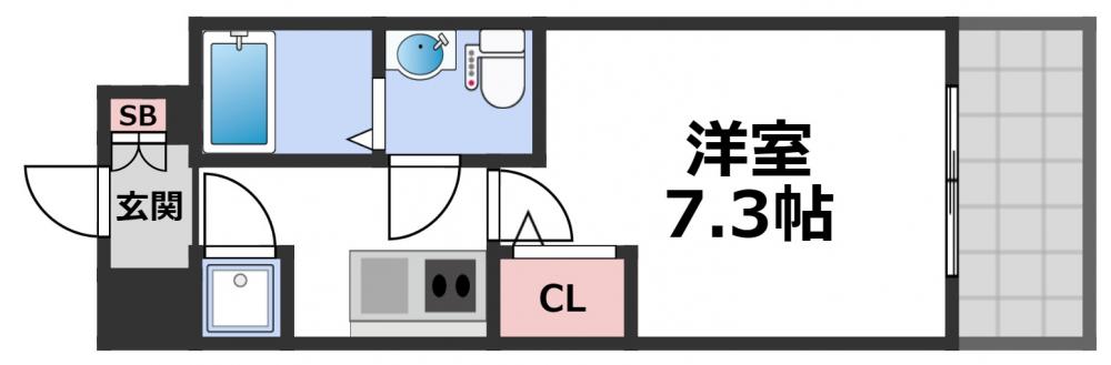 9階の間取り図
