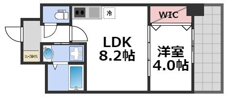 6階の間取り図