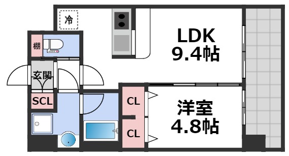 9階の間取り図