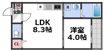 2階の間取り図