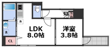 3階の間取り図