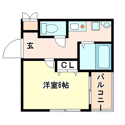 2階の間取り図
