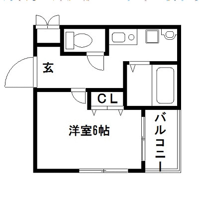 4階の間取り図