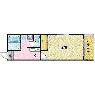 6階の間取り図