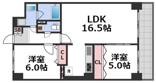 10階の間取り図