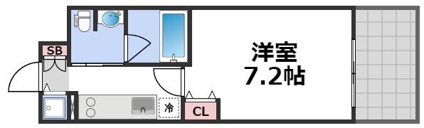 6階の間取り図