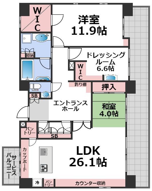 9階の間取り図