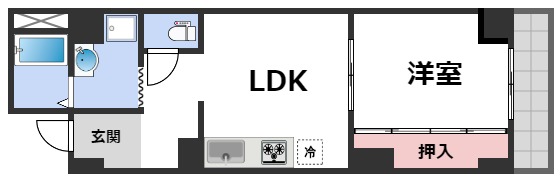 4階の間取り図