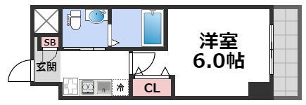 8階の間取り図