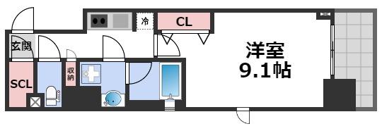 2階の間取り図