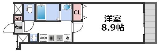 6階の間取り図