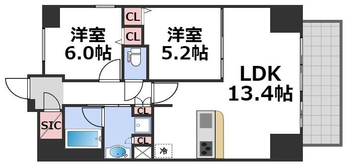 7階の間取り図