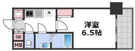 8階の間取り図