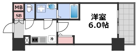 8階の間取り図