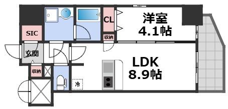 2階の間取り図