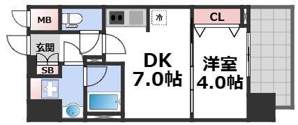 5階の間取り図