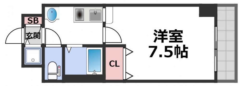 5階の間取り図