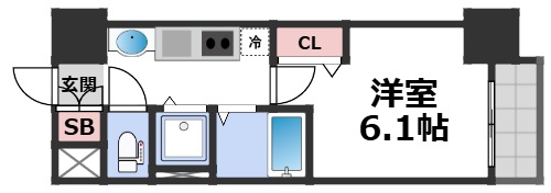 7階の間取り図