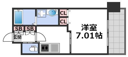7階の間取り図