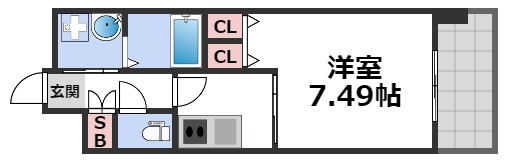 6階の間取り図