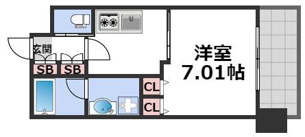 9階の間取り図