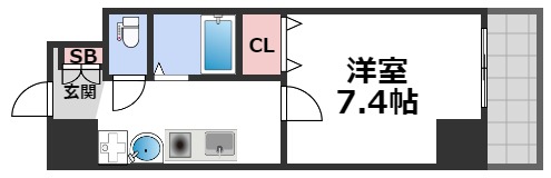 4階の間取り図