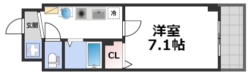 7階の間取り図