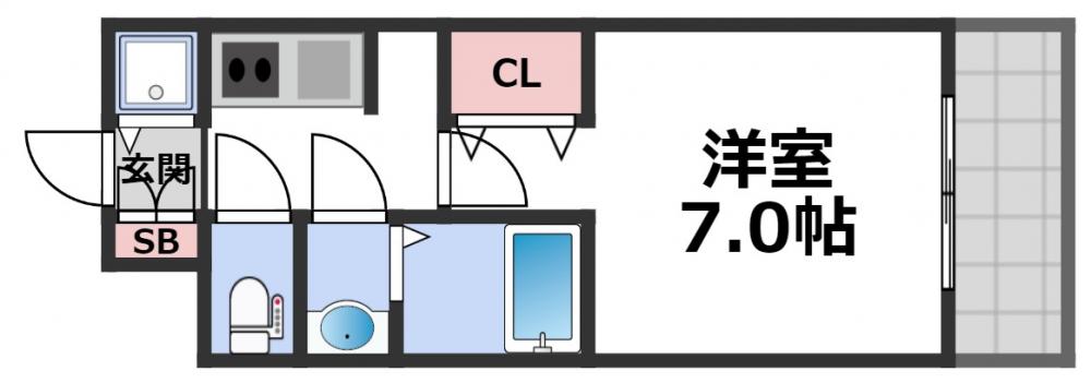 3階の間取り図