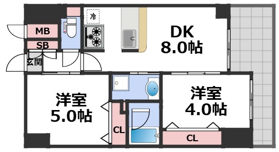 10階の間取り図