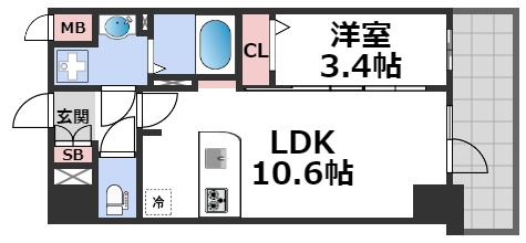 9階の間取り図