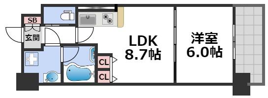 10階の間取り図