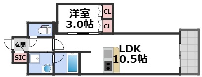 14階の間取り図