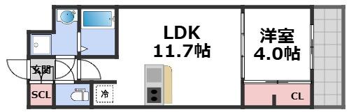 13階の間取り図