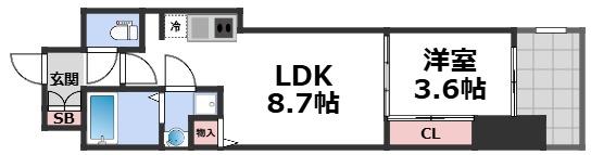 3階の間取り図