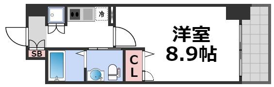 9階の間取り図