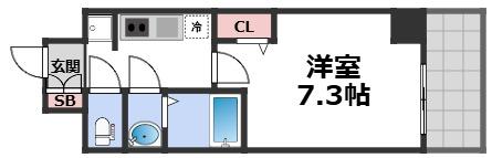 8階の間取り図