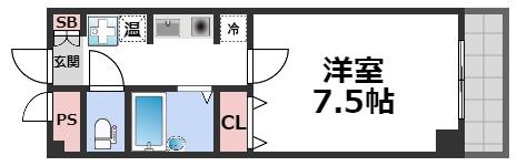 7階の間取り図
