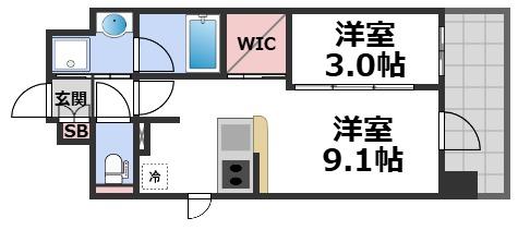 9階の間取り図