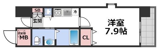 9階の間取り図