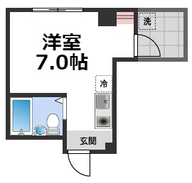 2階の間取り図