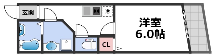 8階の間取り図
