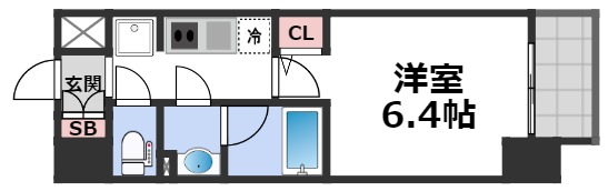 2階の間取り図
