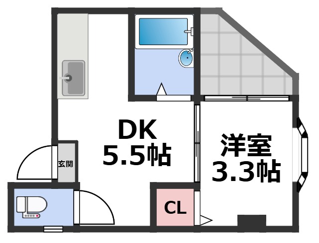 2階の間取り図