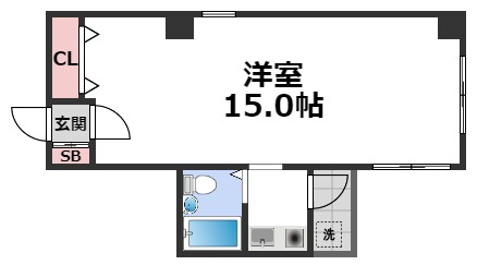 6階の間取り図