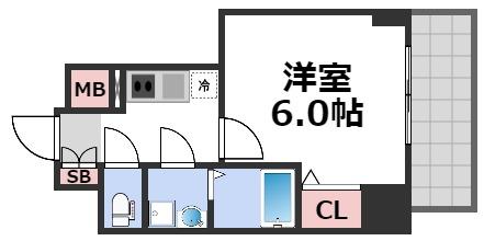 2階の間取り図