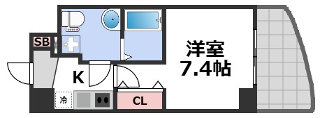 6階の間取り図