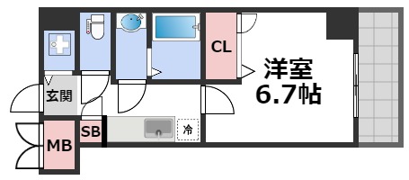 7階の間取り図