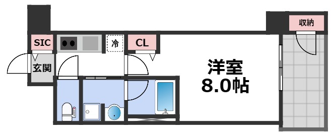 9階の間取り図