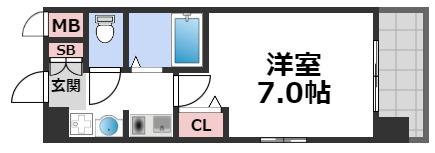 8階の間取り図